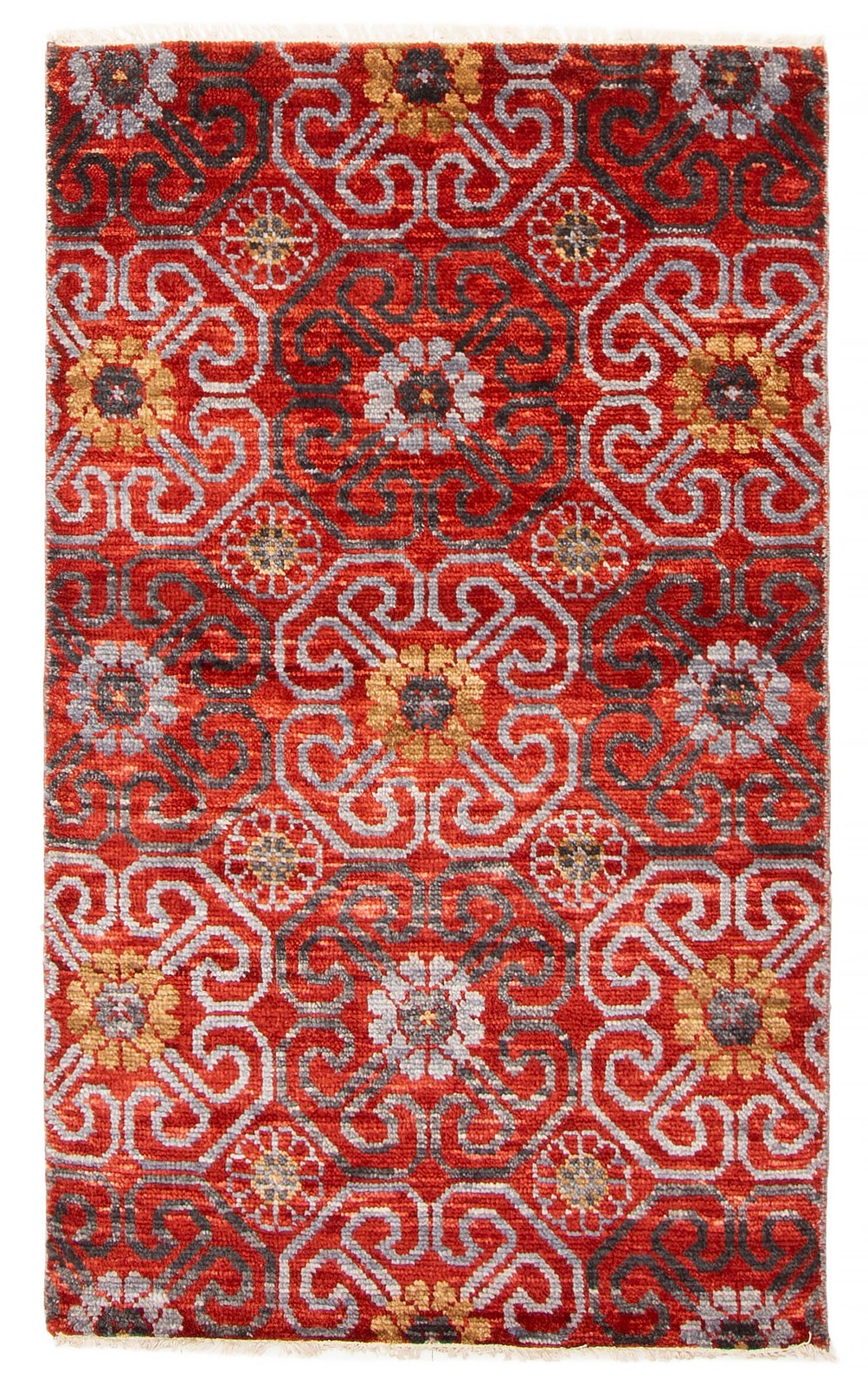 Traditional Hand-knotted Carpet 3’2″ x 5’1″ Wool Oriental Area Rug