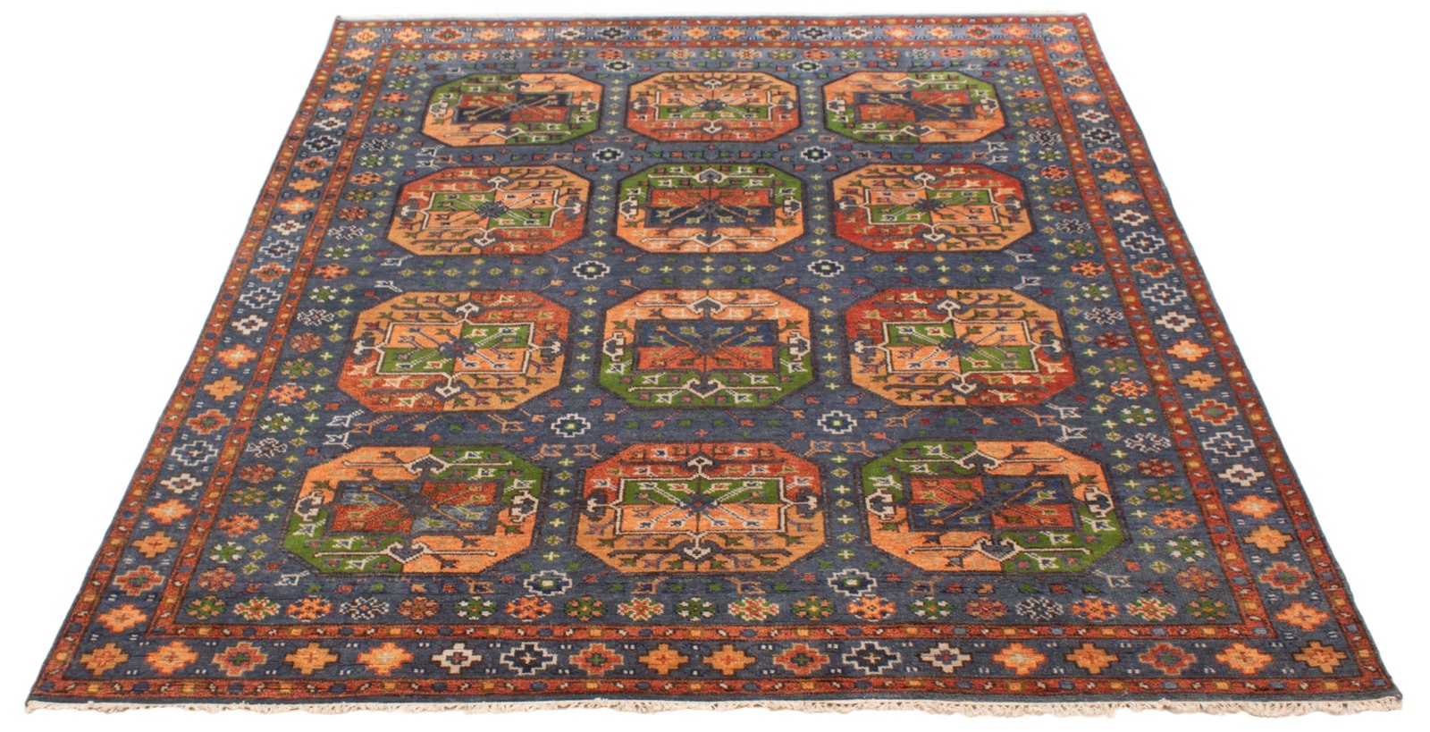 Traditional Hand-knotted Carpet 8’1″ x 9’10” Wool Oriental Area Rug