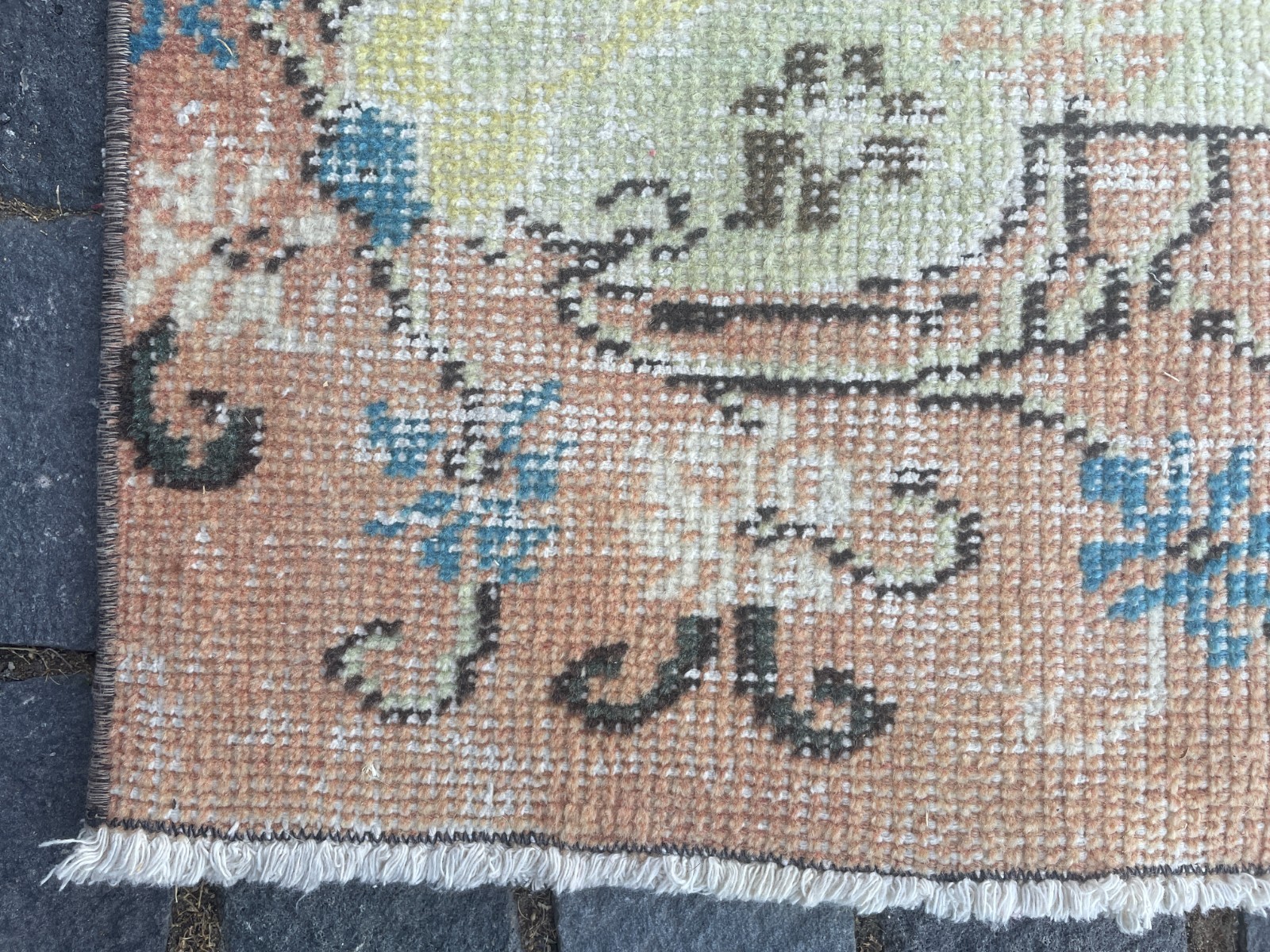 Turkish Vintage Rug, Handmade Wool Rug, Bohemian Large Rug, Home 5,7 x 10, ft