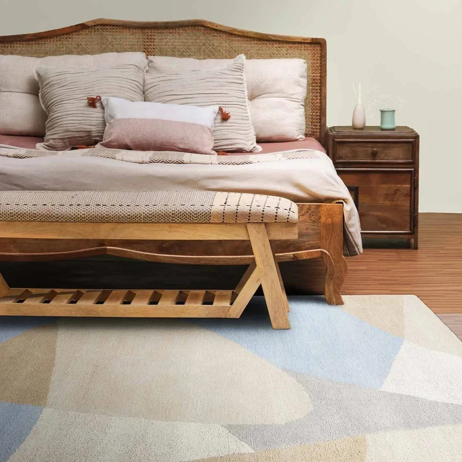 Lasted Modern Multicolor Hand Tufted Rug Design Handmade Area Carpet Rug