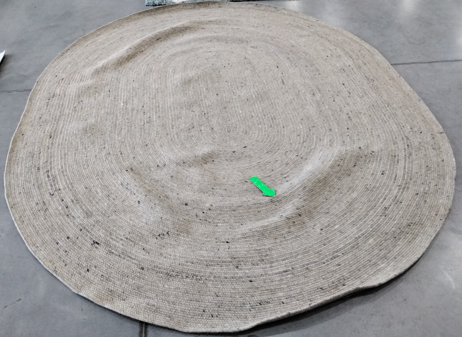 BEIGE 8′ X 10′ Oval Broken Thread Rug, Reduced Price 1172740988 BRD901B-8OV