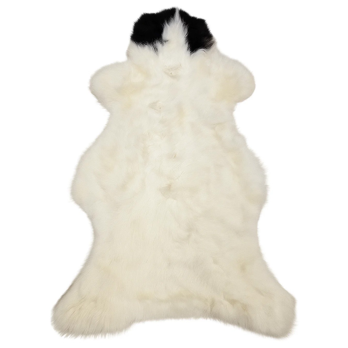 Scandinavian Eco Sheepskin 2. Choice – White with Brown Dots