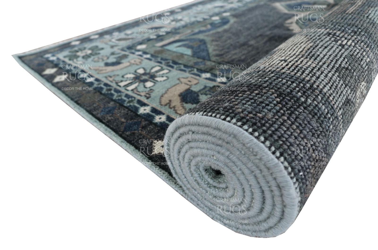Kismet Gray Oushak Hand Knotted 4×6, 5×8, 6×9, 8×10, 9×12, 10×14 Wool Area Rug