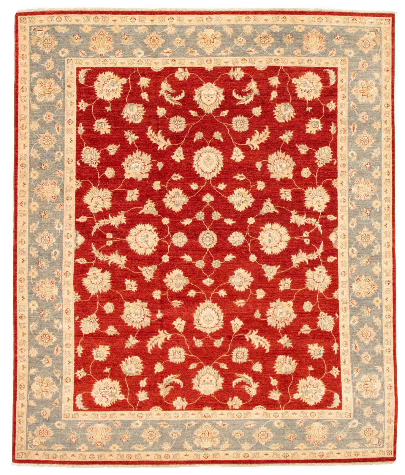 Hand Knotted Area Rug 8’2″ x 9’9″ Traditional Oriental Wool Carpet