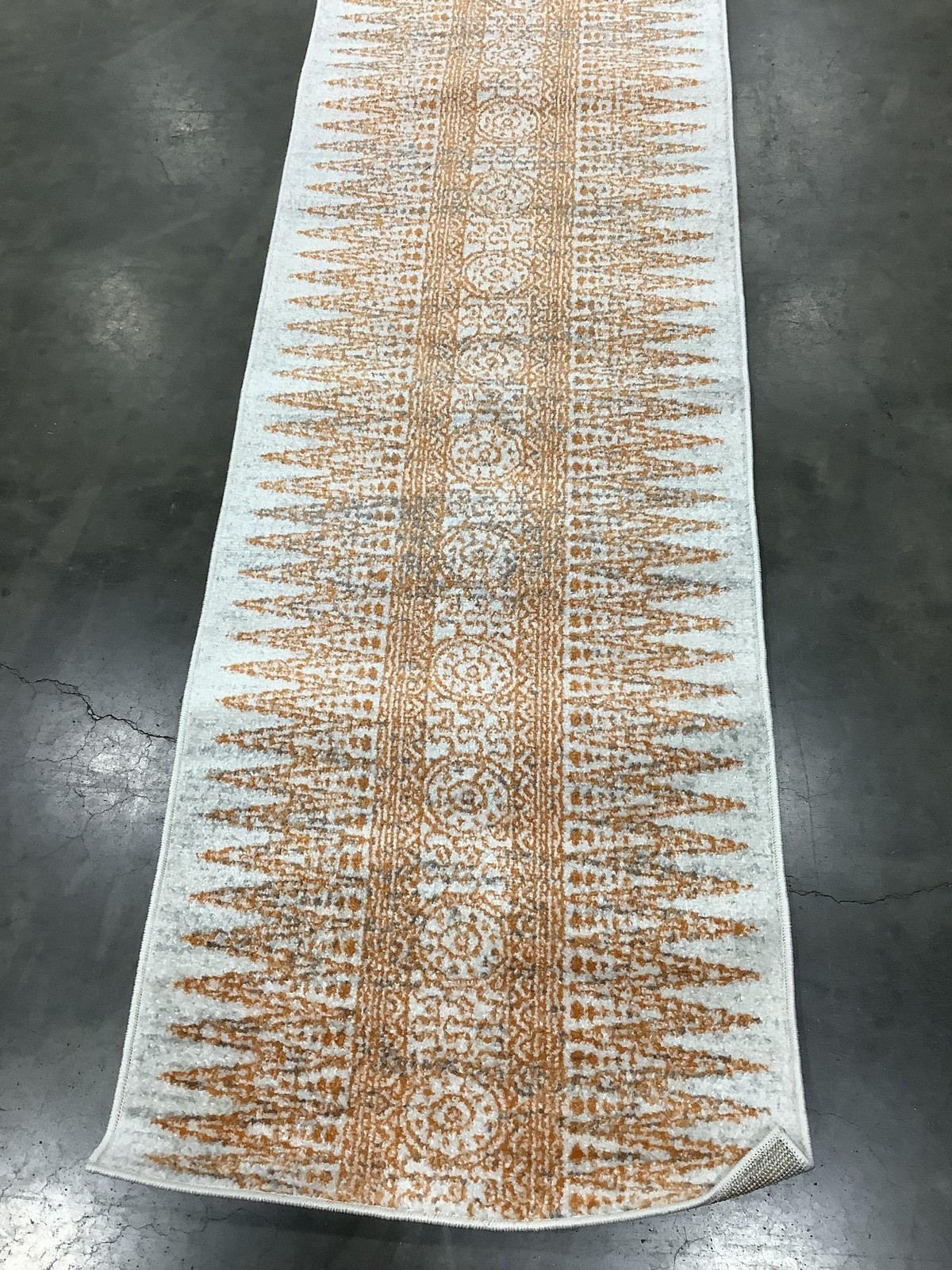 IVORY ORNG 2′-2″ x 11′-0″ Binding Stain Rug Reduced Price 1172686077 EVK226S-211