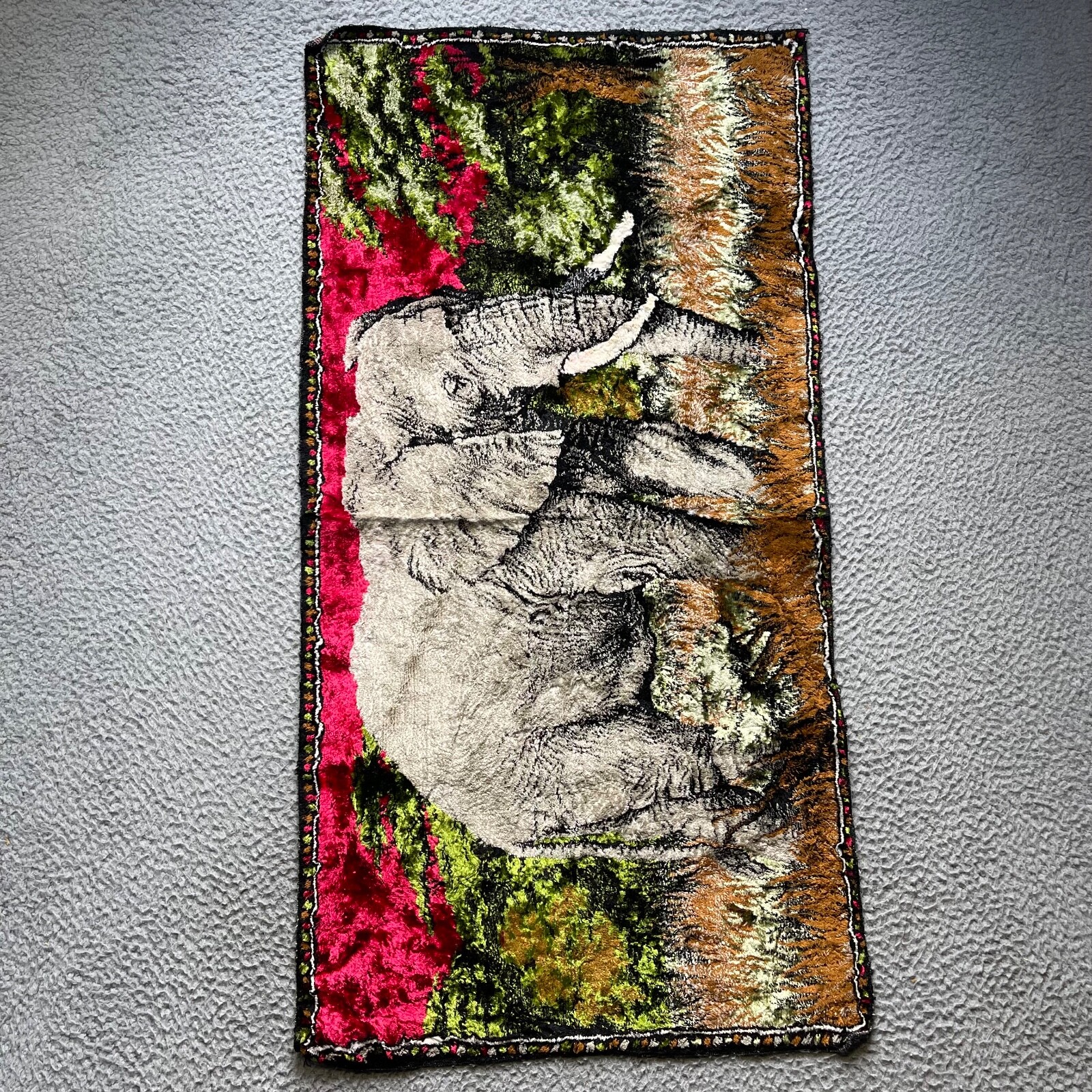 Elphant Rug Tapestry Rectangular Safari