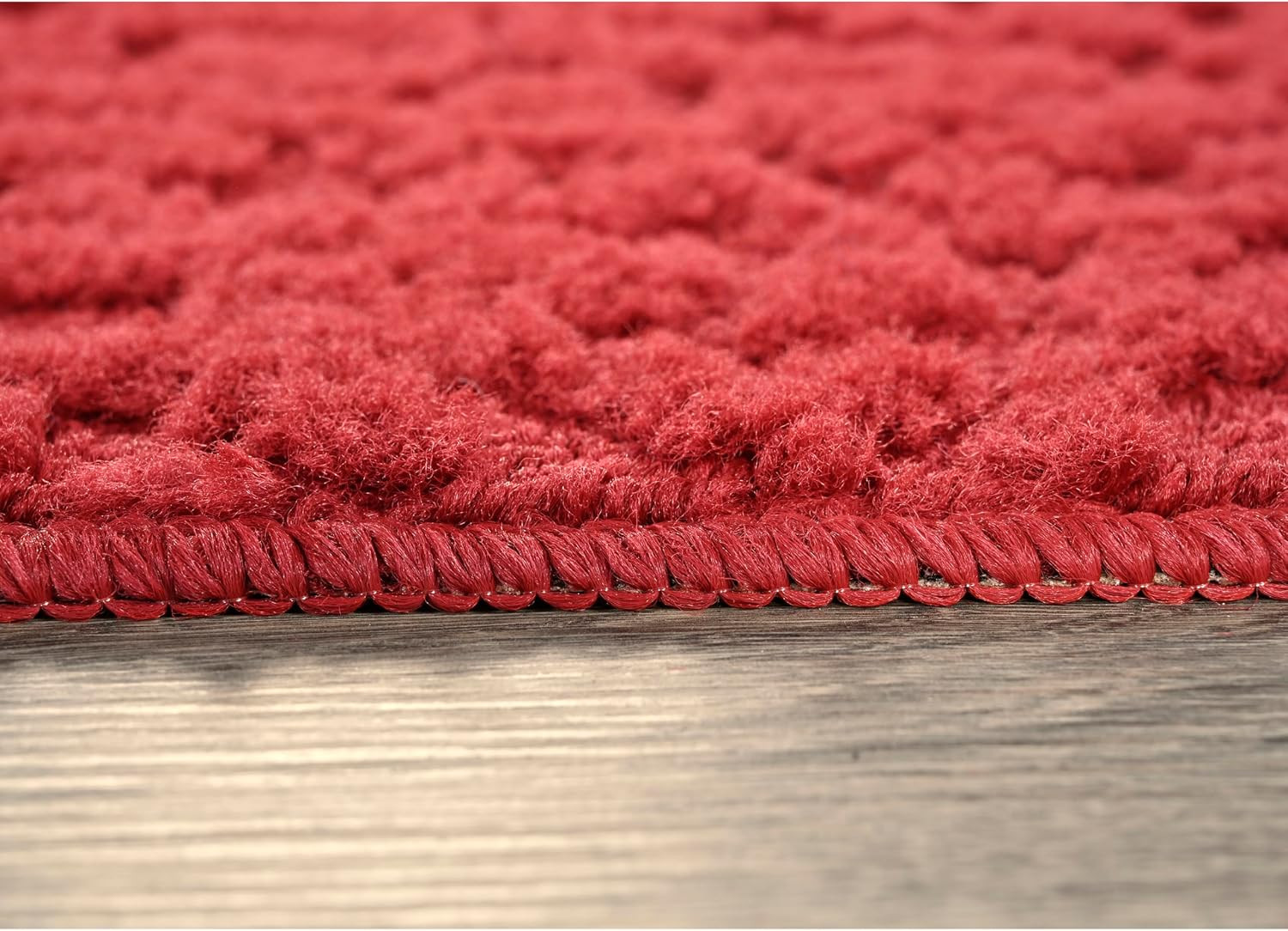 Ivy 12 Ft. X 15 Ft. Chili Red Geometric Solid Color Area Rug – Durable, Stylish,