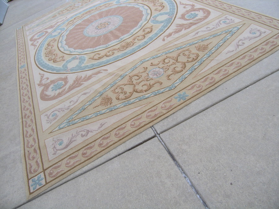 Vintage Hokanson Custom Made Rug Carpet Traditional Hollywood Regency 9×14 ft