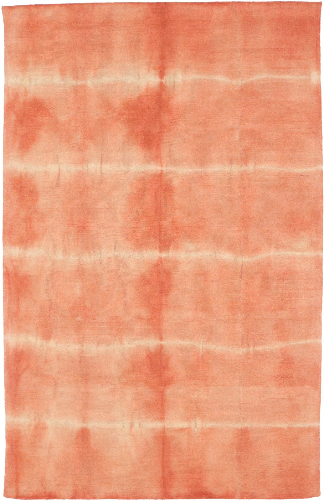 5×8 Hand-Tufted Coral Tie-Dye Rug Modern Foyer Entryway Girls’ Bedroom Carpet