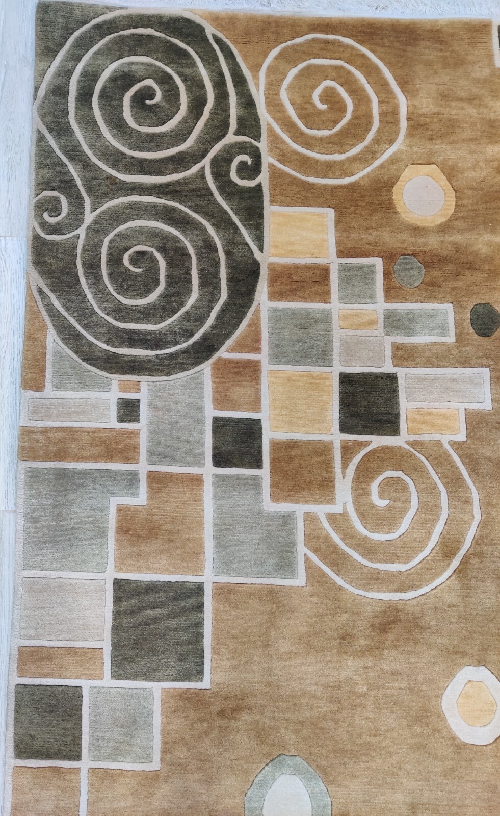 Authentic 6’7″ x 9’10” Hand Knotted Area Rug for Kids Teen 100% Wool 200×300 cm