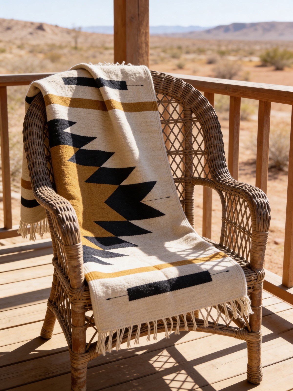 5×2.75 Handwoven wool Oaxaca rug Southwestern Design Native Style Area Rug