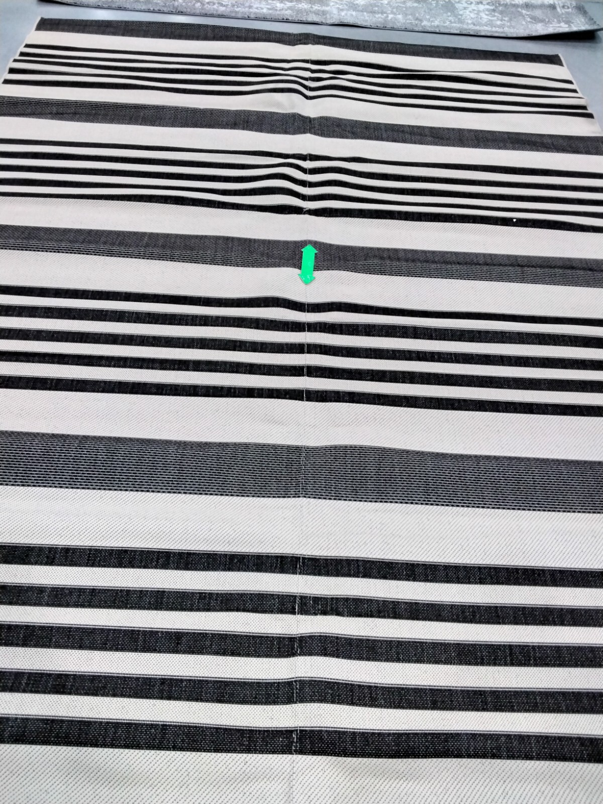 BLACK / BONE 9′ X 12′ Missing Thread Rug, Reduced Price 1172733240 CY6062-216-9