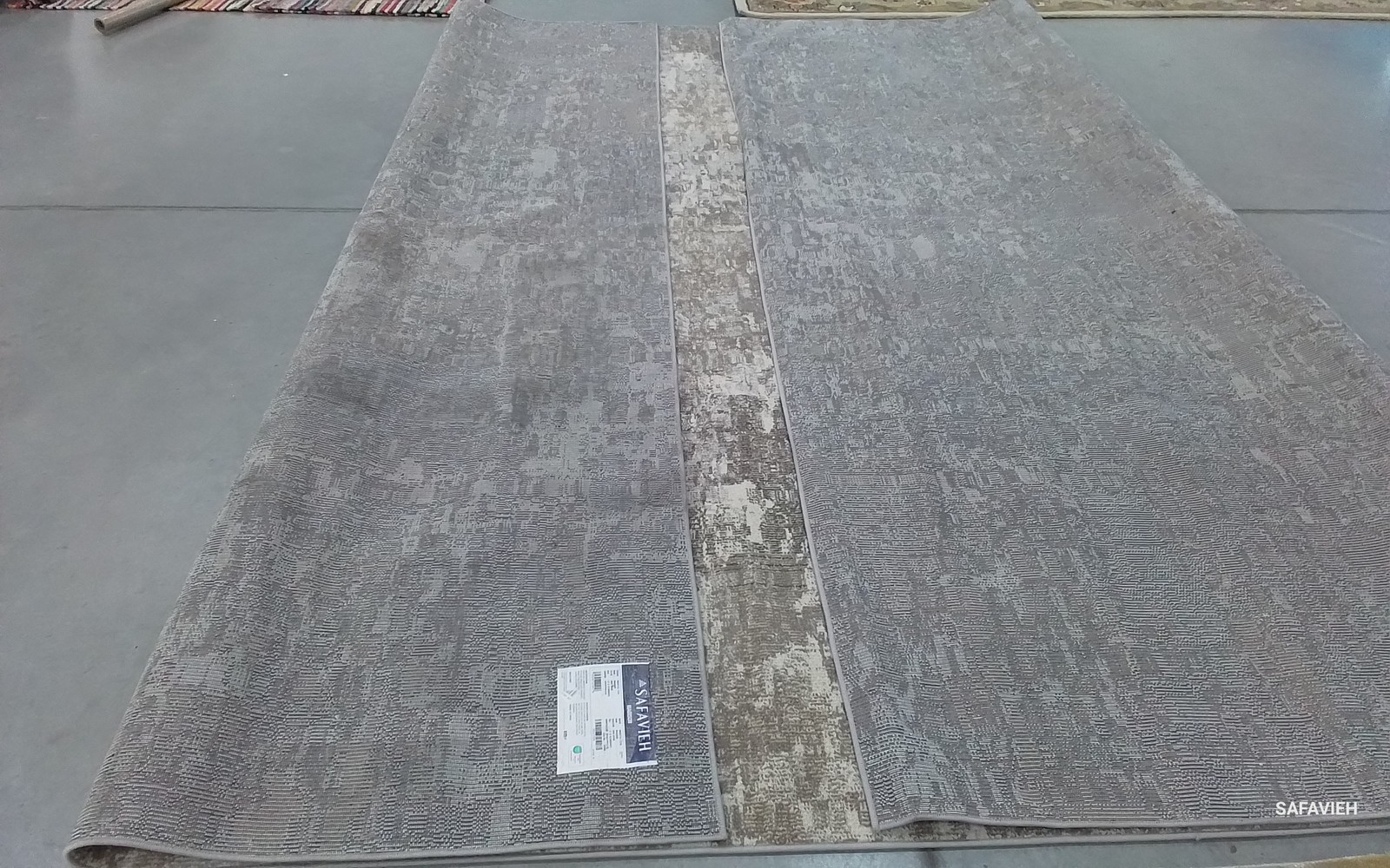 GREY BEIGE 12′-0″ x 15′-0″ Back Stain Rug, Reduced Price 1172790101 MAD471G-1215