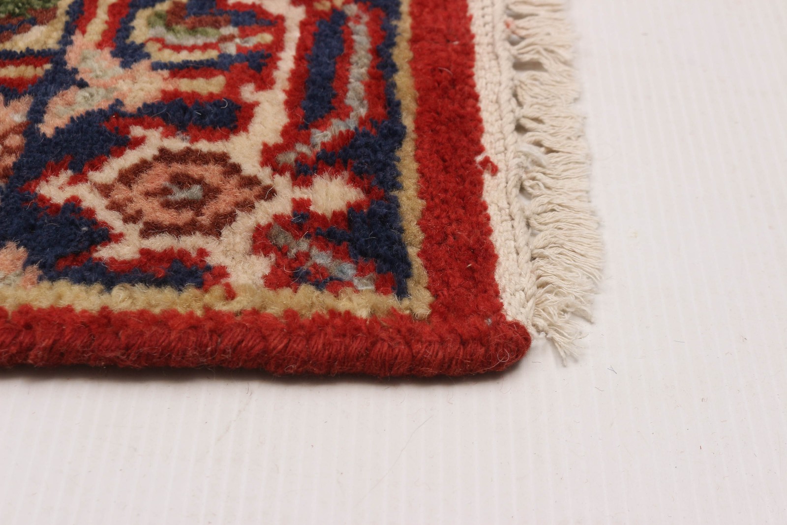 Vintage Hand-knotted Runner Rug 2’5″ x 11’7″ Traditional Oriental Wool Carpet