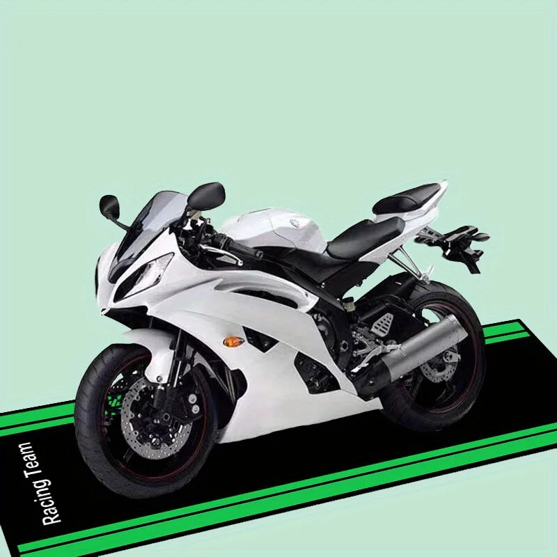 Motorcycle Mat for Garage 87X31 Inches Pit Garage Floor Mat Oil Absorbent Pad PV