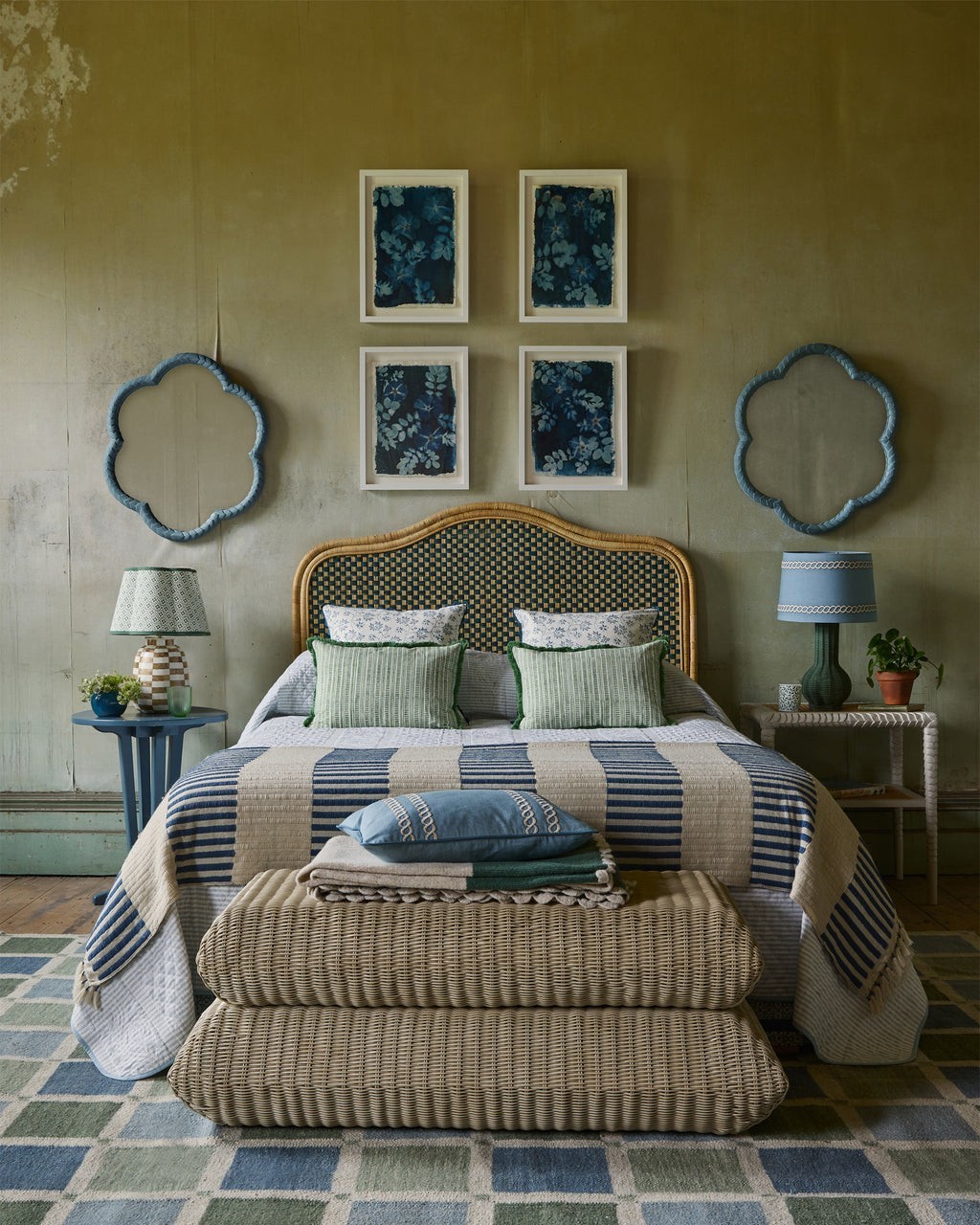 Scandinavian Swedish Kilim Wool Handmade Rug Bohemian Flat weave Large Area Rugs