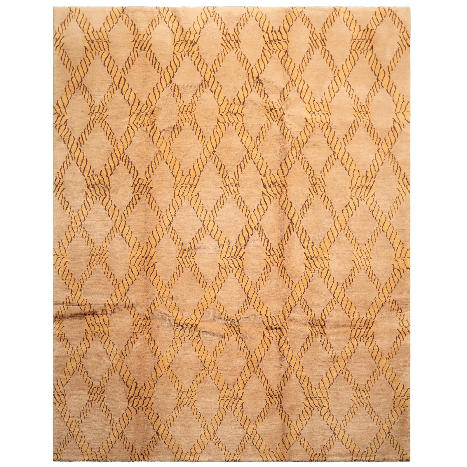 Michaelian & Kohlberg 8’2″x9’9″ Hand Knotted Wool Tibetan Plush Pile Area Rug