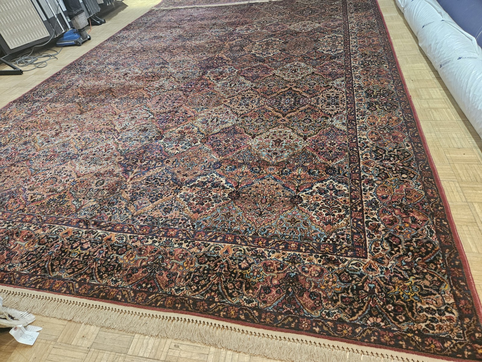 12×20 GENUINE ANTIQUE KARASTAN RUG MULTICOLOR PANEL KIRMAN 717 100% WOOL RUG VGC