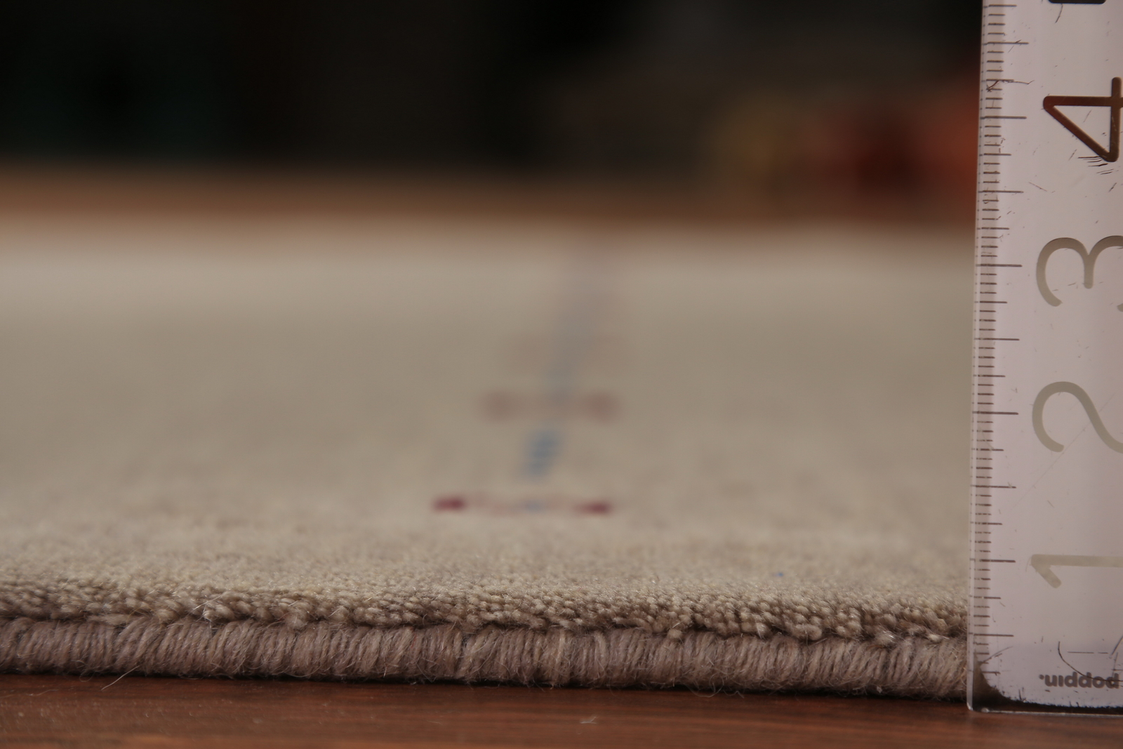 Classic Gabbeh Beige Wool Tribal Accent Rug – Timeless Beauty 6′ 7″ x 4′ 8″