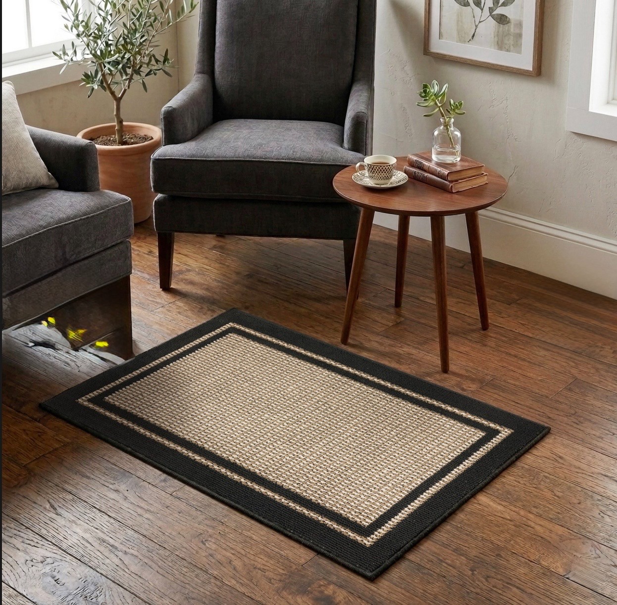Mohawk Home, 30″x45″ – “Denali” Tufted Accent Rug | Oatmeal / Tan