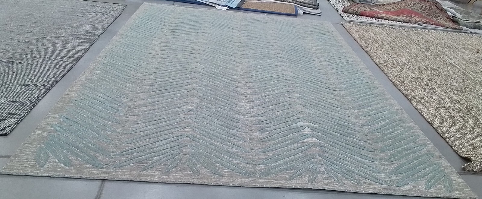 BLUE FIR 9′-6″ x 13′-6″ Back Stain Rug, Reduced Price 1172761058 MSR3612C-10