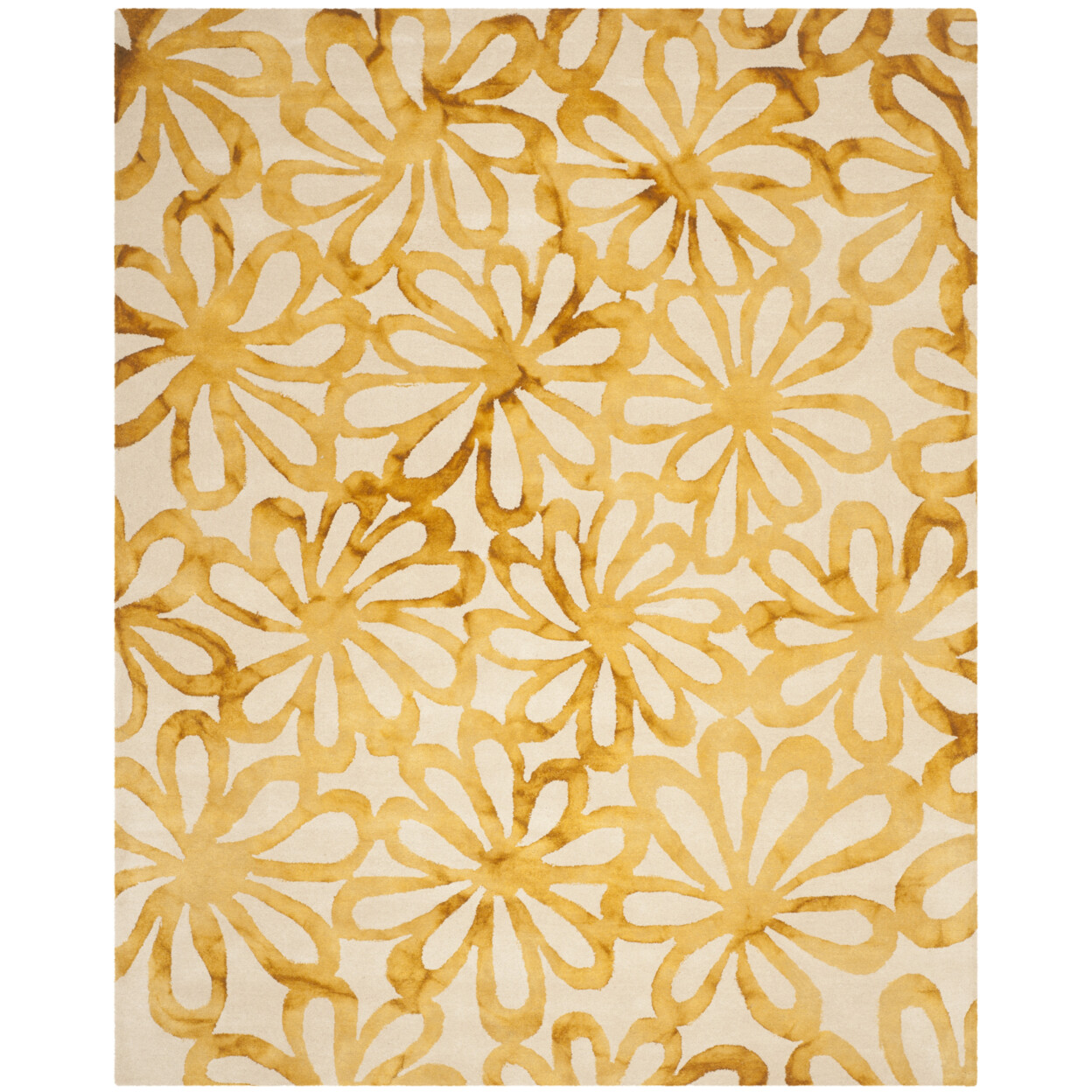 SAFAVIEH Dip Dye DDY527M Handmade Beige / Gold Rug