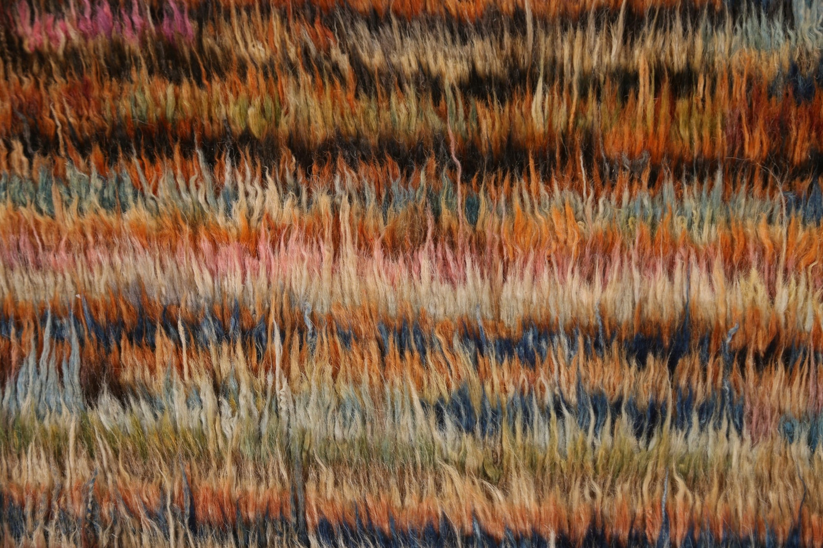 Checked Berber Moroccan Wool Area Rug 5×7 ft Hand-knotted Modern Carpet