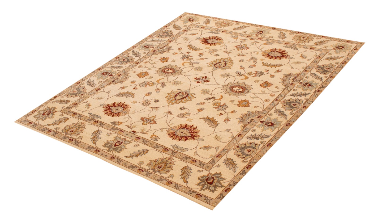 6’6″ x 7’11” Hand Knotted Area Rug Traditional Oriental Wool Carpet