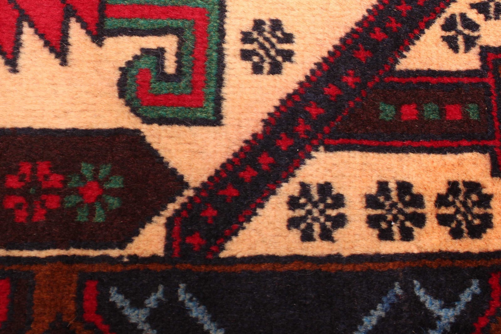 Vintage 2’10” x 4’5″ Traditional Hand Knotted Vegetable Dye Wool Area Rug