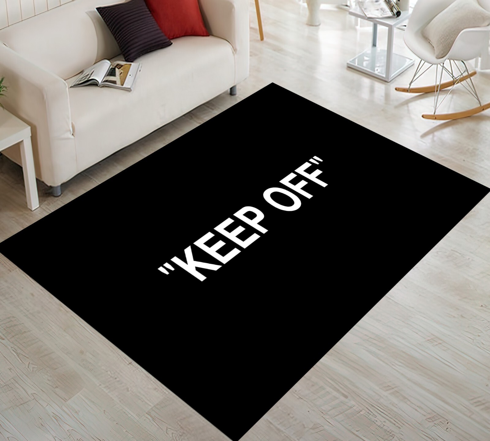 Keep Off, Keep Off Rug, Green Rug,Patterned Rug,NonSlip Rug,Area Rug,Best Seller
