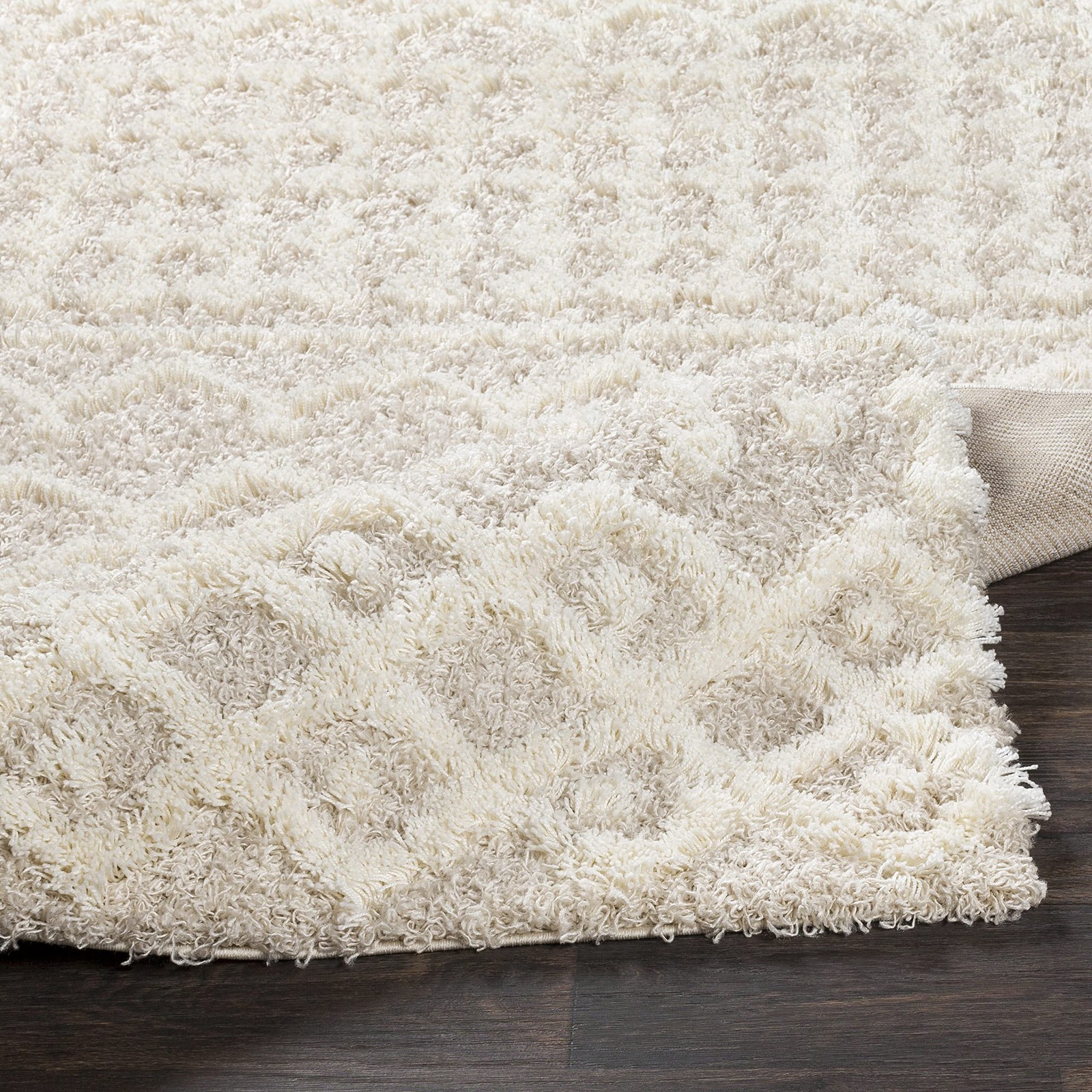 Artistic Weavers Hapsburg Moroccan Shag Runner Area Rug, 2’7″ x 7’3″, Beige