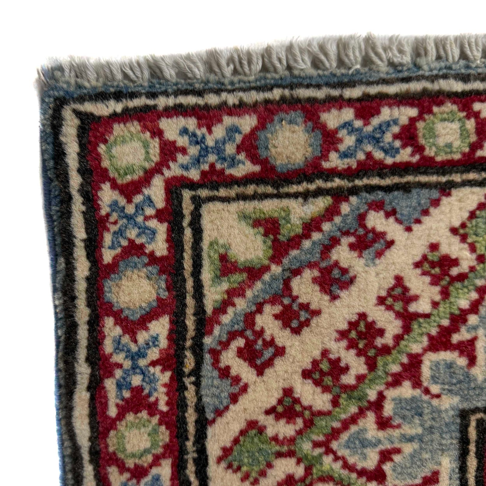 Traditional Hand Knotted Rug Small Oriental Kazak Carpet 2’8×4’0/80x123cm R37489