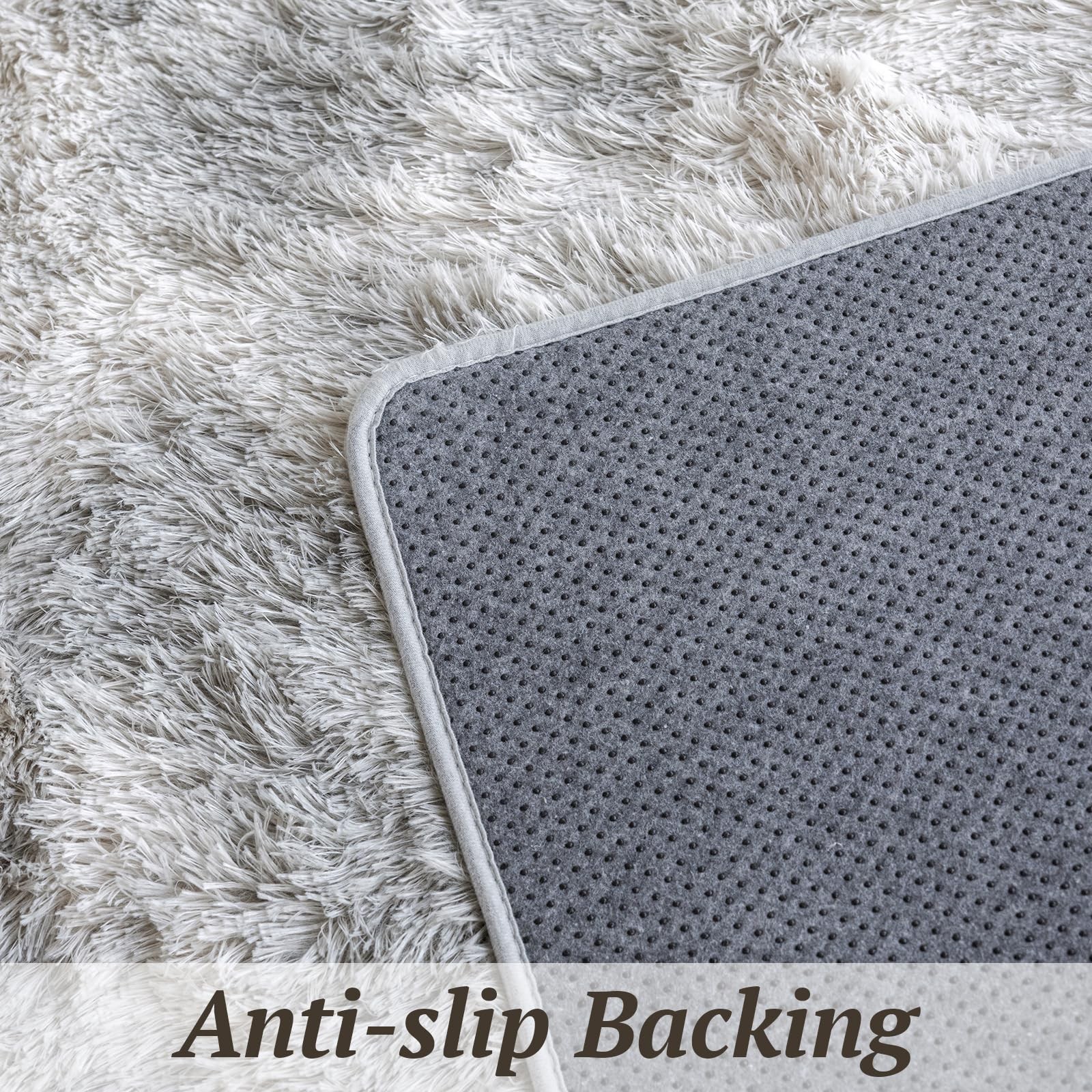 8×10 Area Rugs for Living Room Bedroom, Soft Fluffy Shaggy Bedside Rug, Indoo…