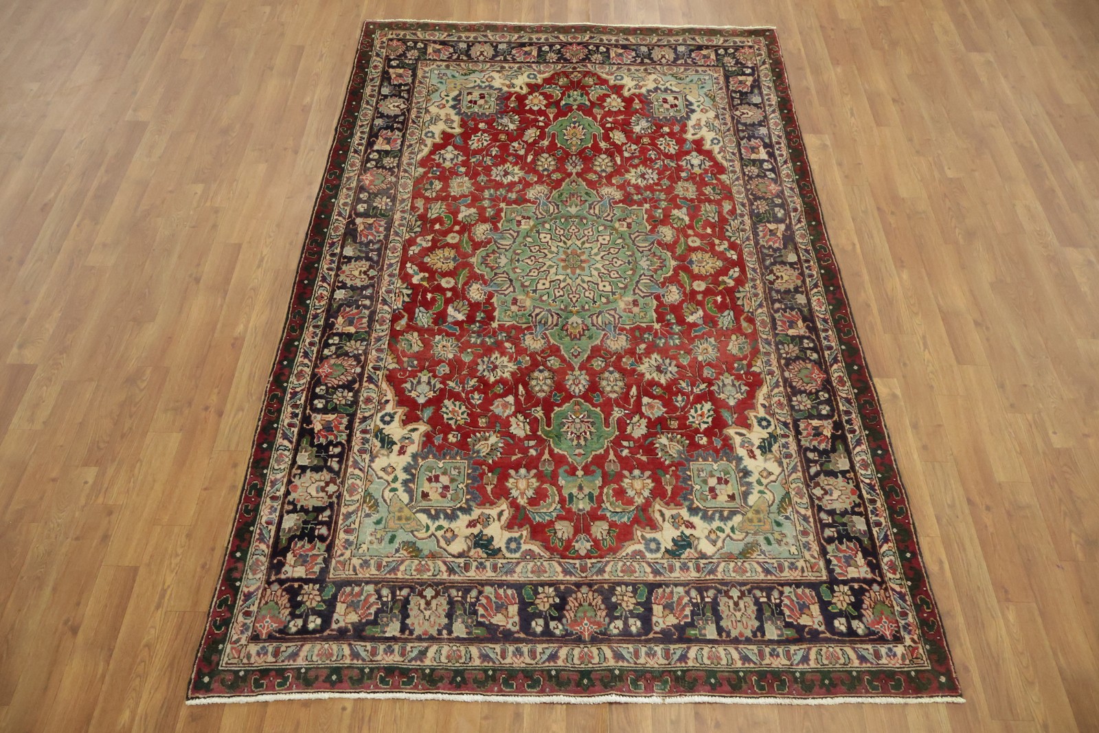 Intricate Floral Traditional Area Rug 5×8 Wool Hand-knotted Classic Vintage Rug