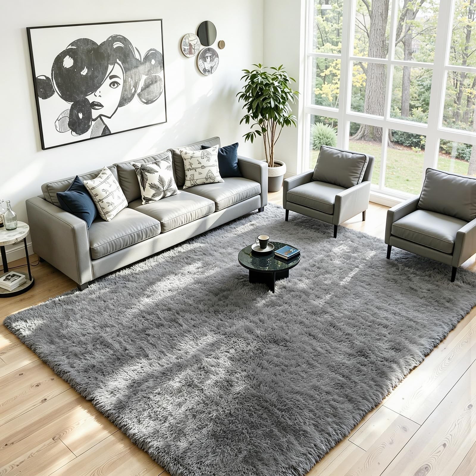 Oriannal 8’x10′ Light Grey Rug