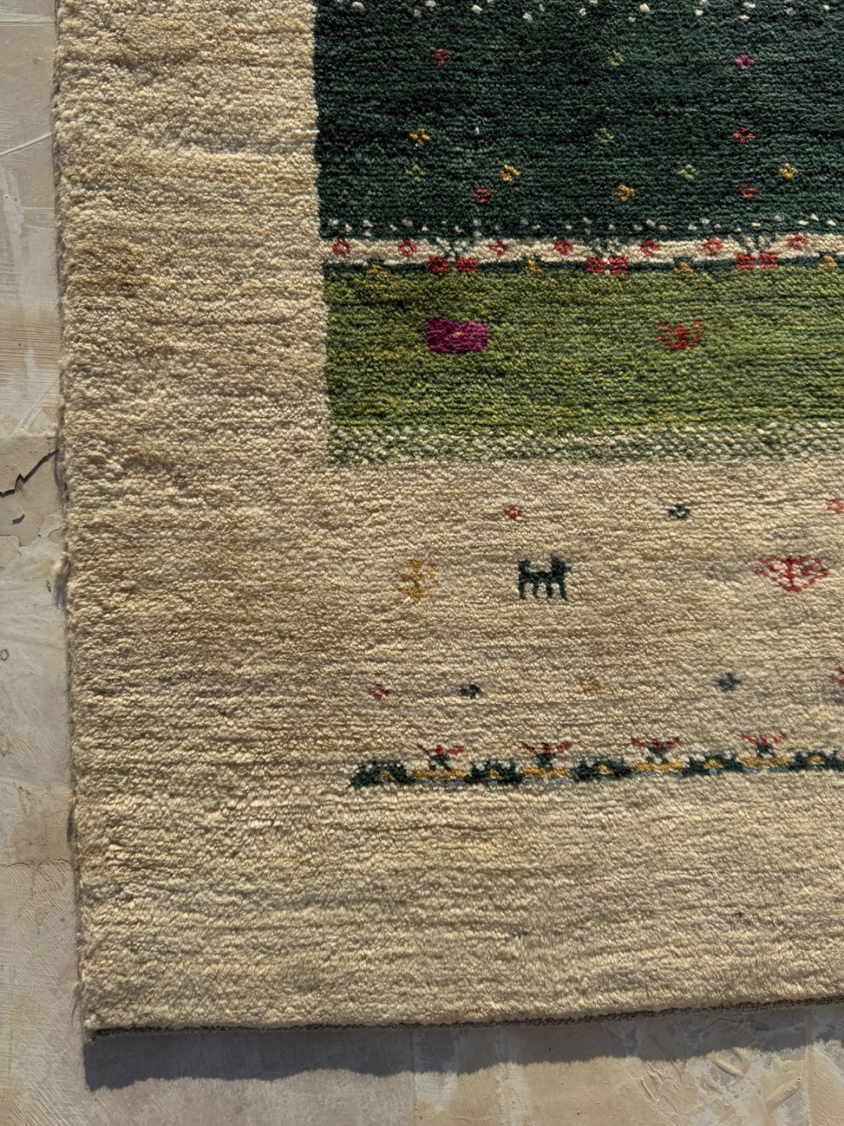 Vintage Fabulous Hand Knotted Traditional Wool Rug Carpet Floor Covering
