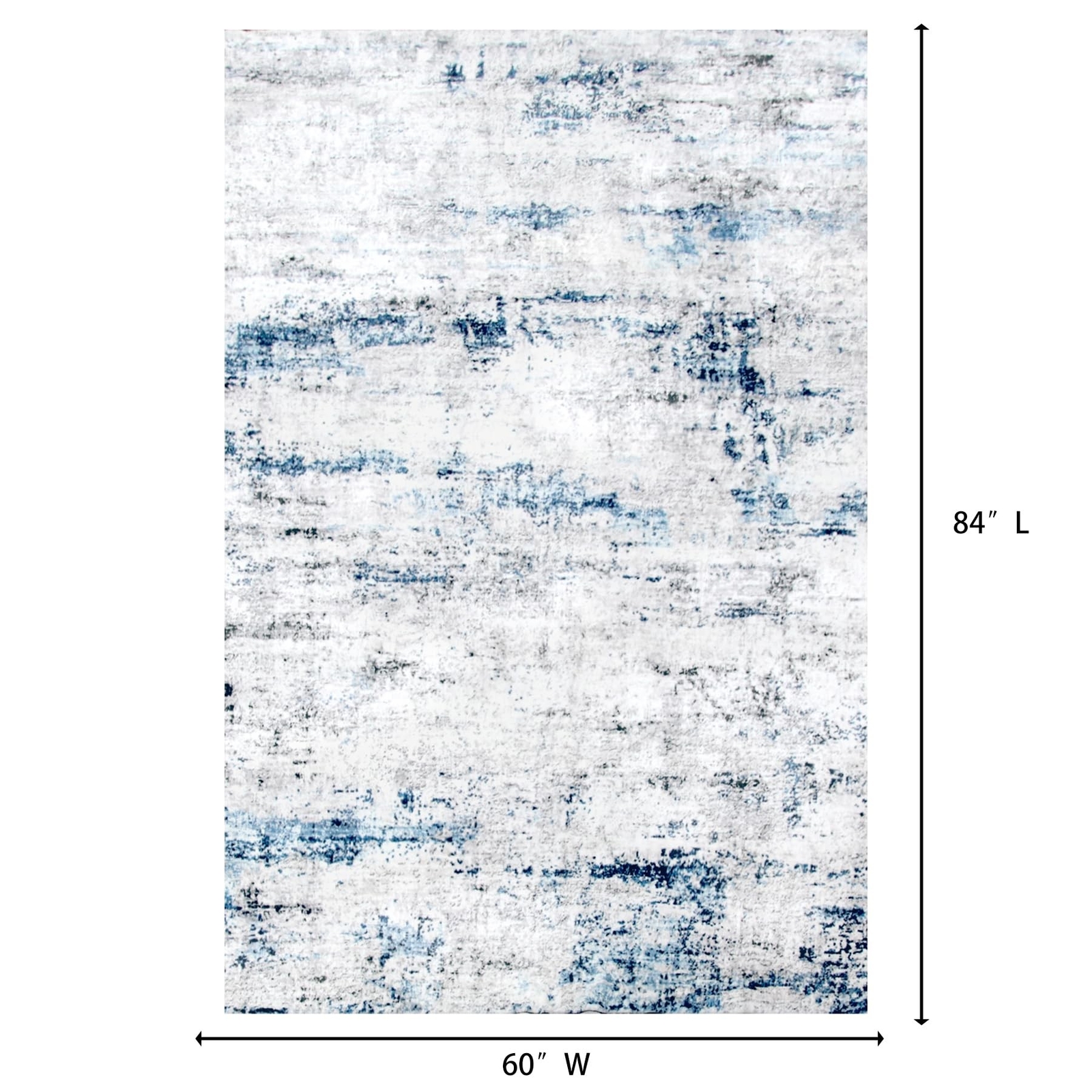 Area Rug Living Room Rugs: 5×7 Large Soft Indoor Carpet Modern Abstract Rug w…