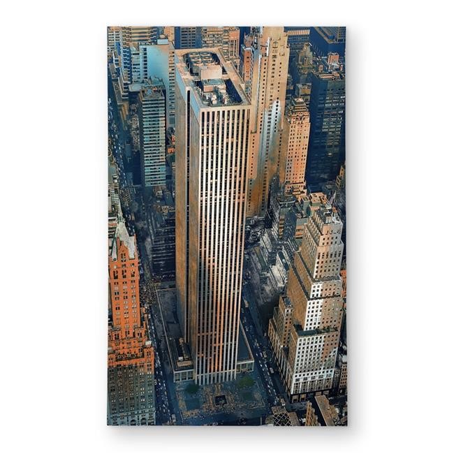 3×5 ft. General Motors Building Outdoor Area Rug – Hyperrealist Decor – Recta…