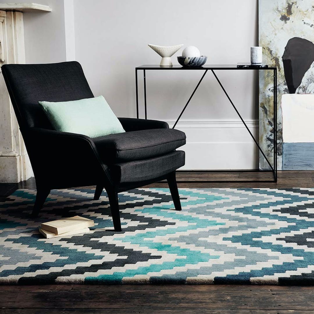 QUINCE RUG – SEA GREEN – HAND TUFTED, LIVING ROOM RUG,KIDS ROOM RUG 5×8 6×9 8×10