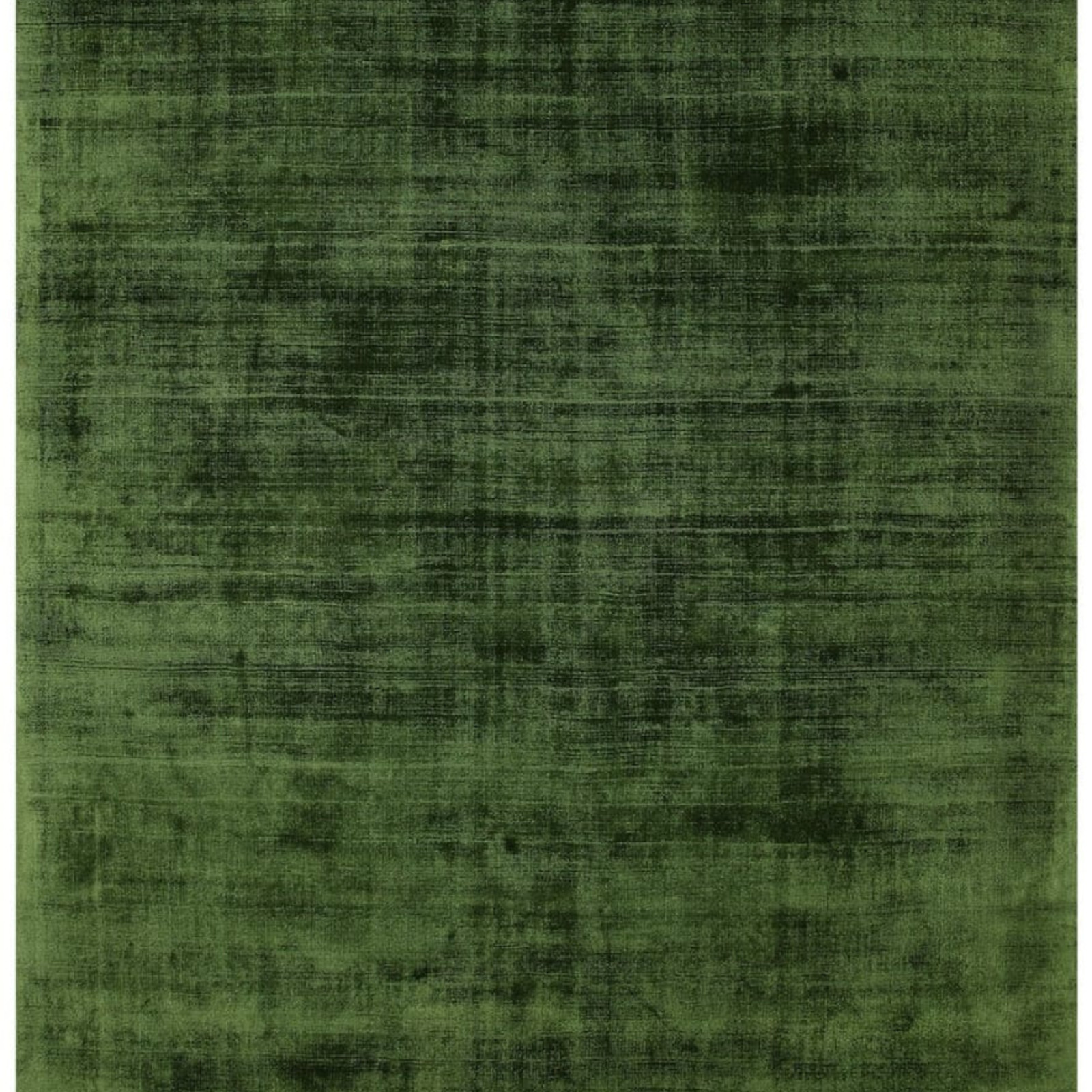 Traditional Hand loomed Carpet Green Viscose Area Rug, Hand Knotted Art Silk Rug