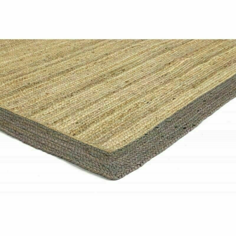 Carpet Runner Rug Braided Natural Jute Fiber Farmhouse Jute Area Rug Rustic Look
