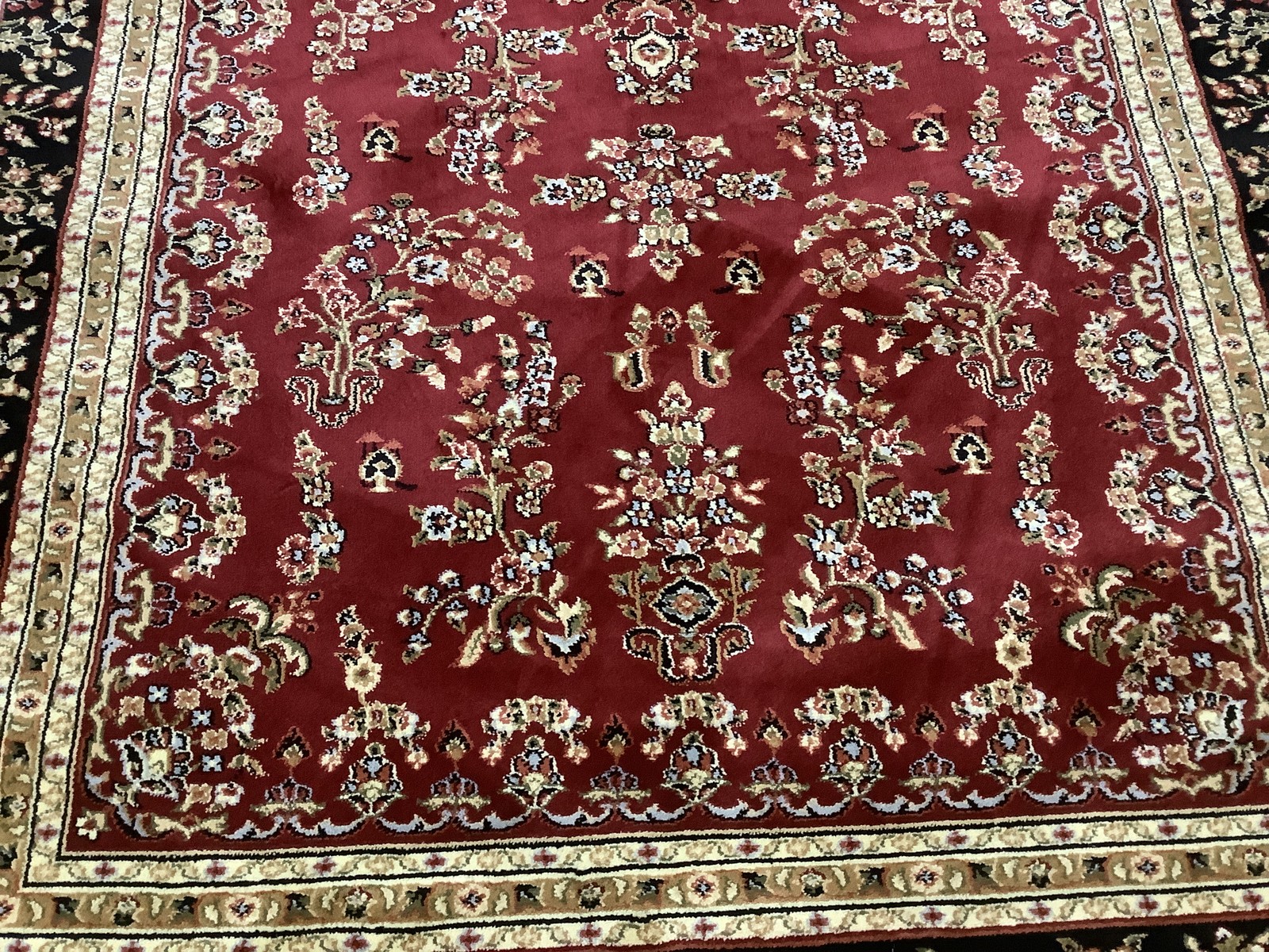 RED / BLACK 6′-0″ x 9′-0″ Flaw in Rug, Reduced Price 1172685063 LNH331B-6