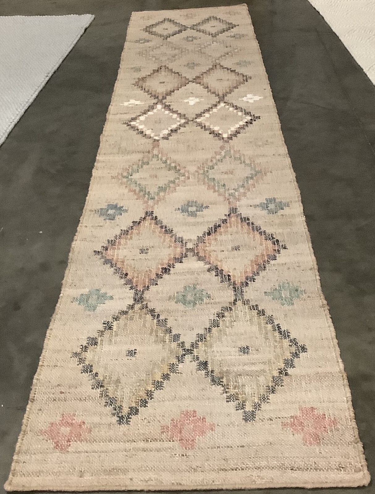 NATURAL / BLUE 2′-3″ x 13′-0″ Flaw in Rug, Reduced Price 1172675780 KLM753A-213