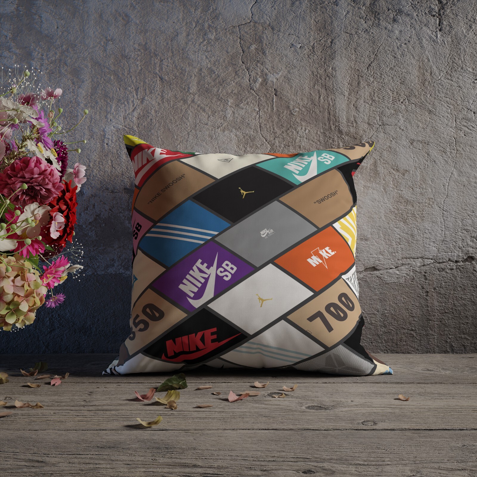 Sneakers Pillow Cover, Sneakers Cushion Cover, Sneakers Pillow Case, Shoes Box