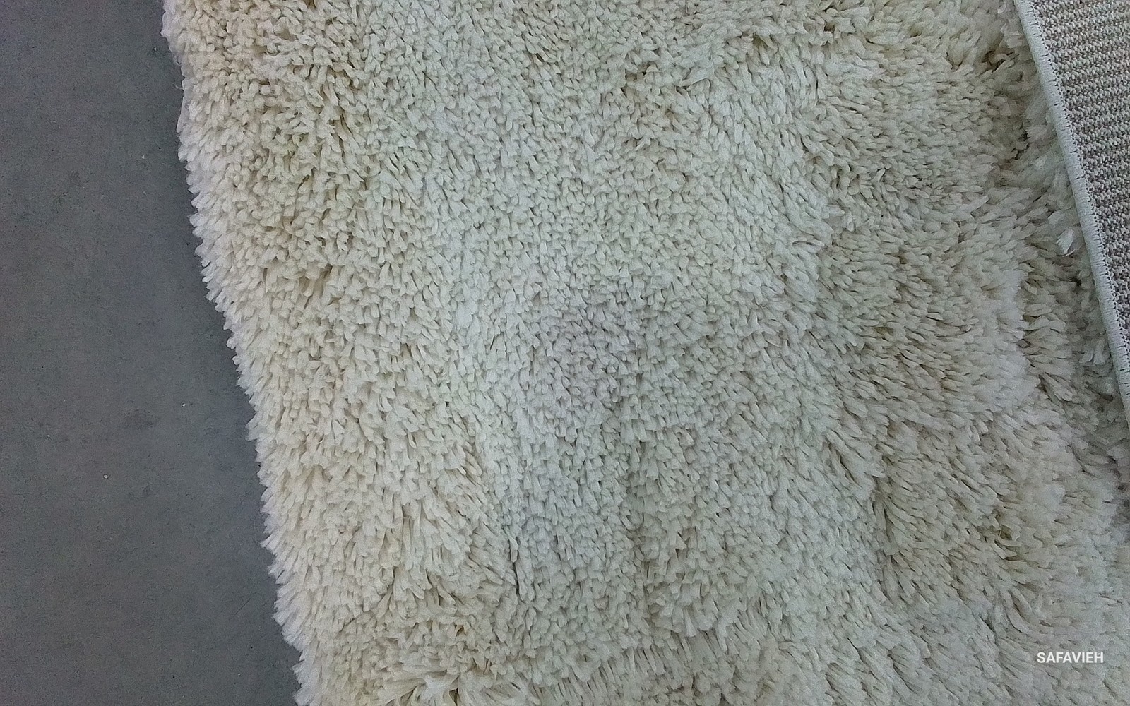 IVORY 6′-7″ x 9′-0″ Back Stain Rug, Reduced Price 1172798870 FNT800A-6
