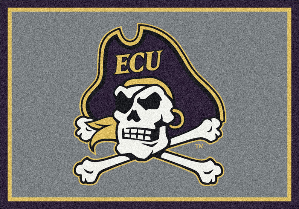 5×8 Milliken East Carolina Pirates NCAA Spirit Area Rug – Approx 5’4″x7’8″