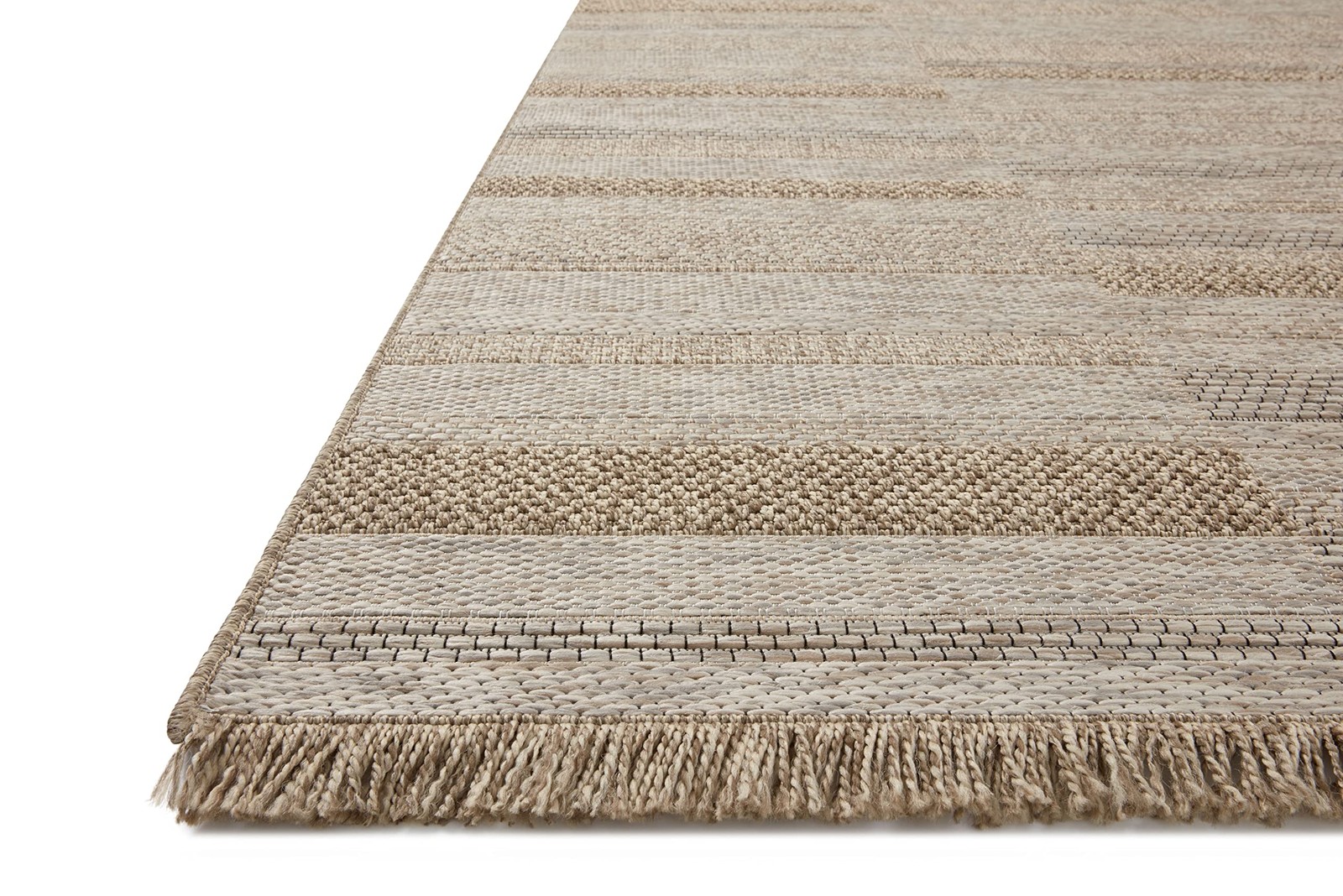 Loloi Dawn Collection Indoor/Outdoor Daw-03 Brown 2-3 X 10-0 Runner Rug