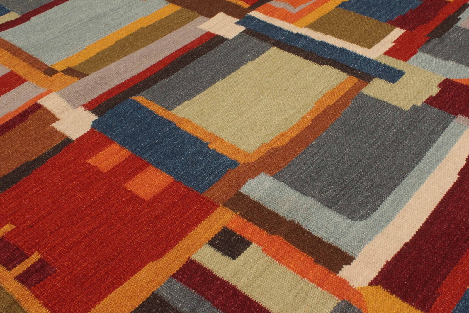 Vintage Hand Woven Area Rug 6’6″ x 9’10” Traditional Wool Oriental Carpet