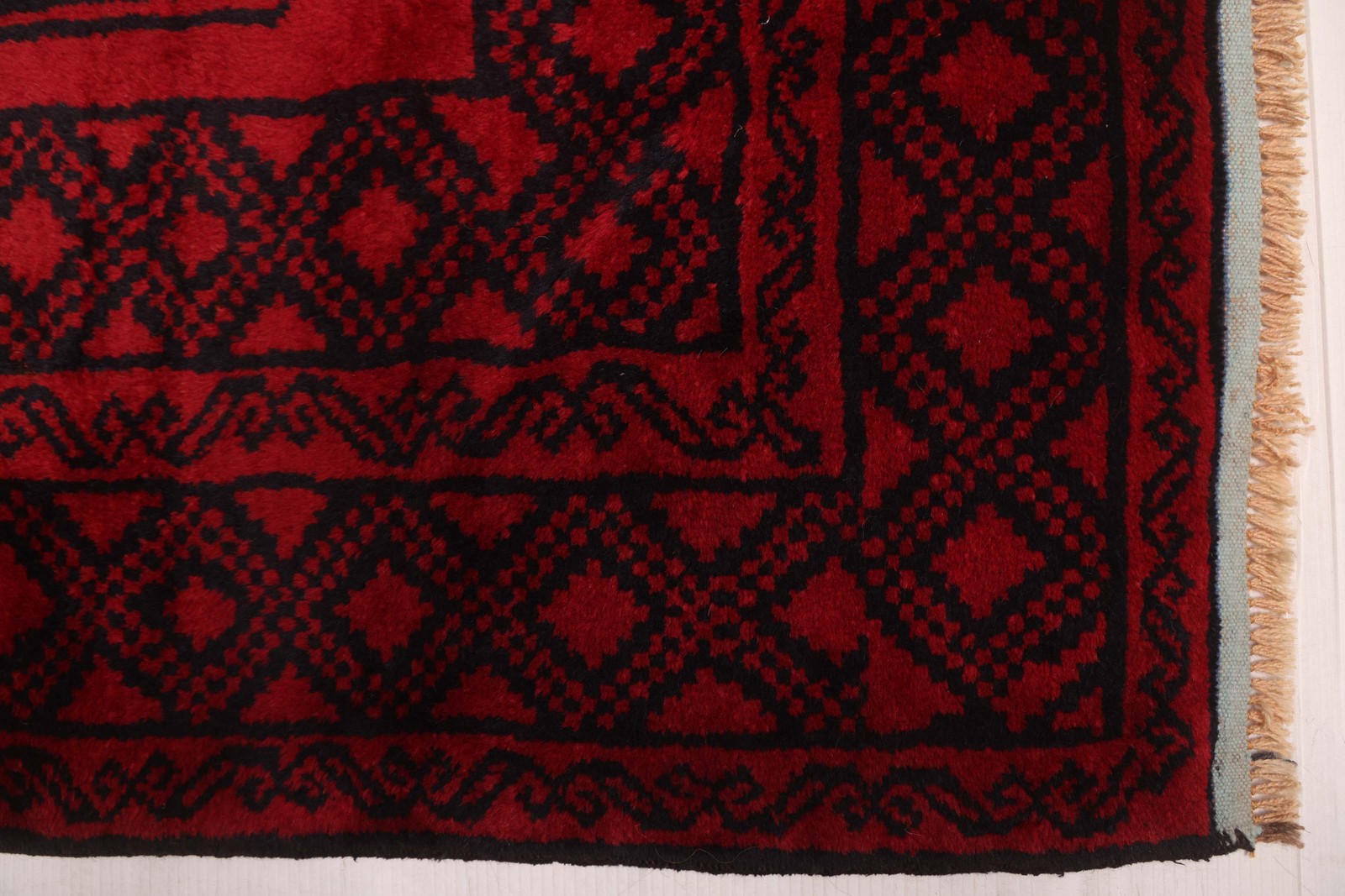 Traditional Vintage Hand-Knotted Area Rug 6’7″ x 11’3″ Oriental Wool Carpet