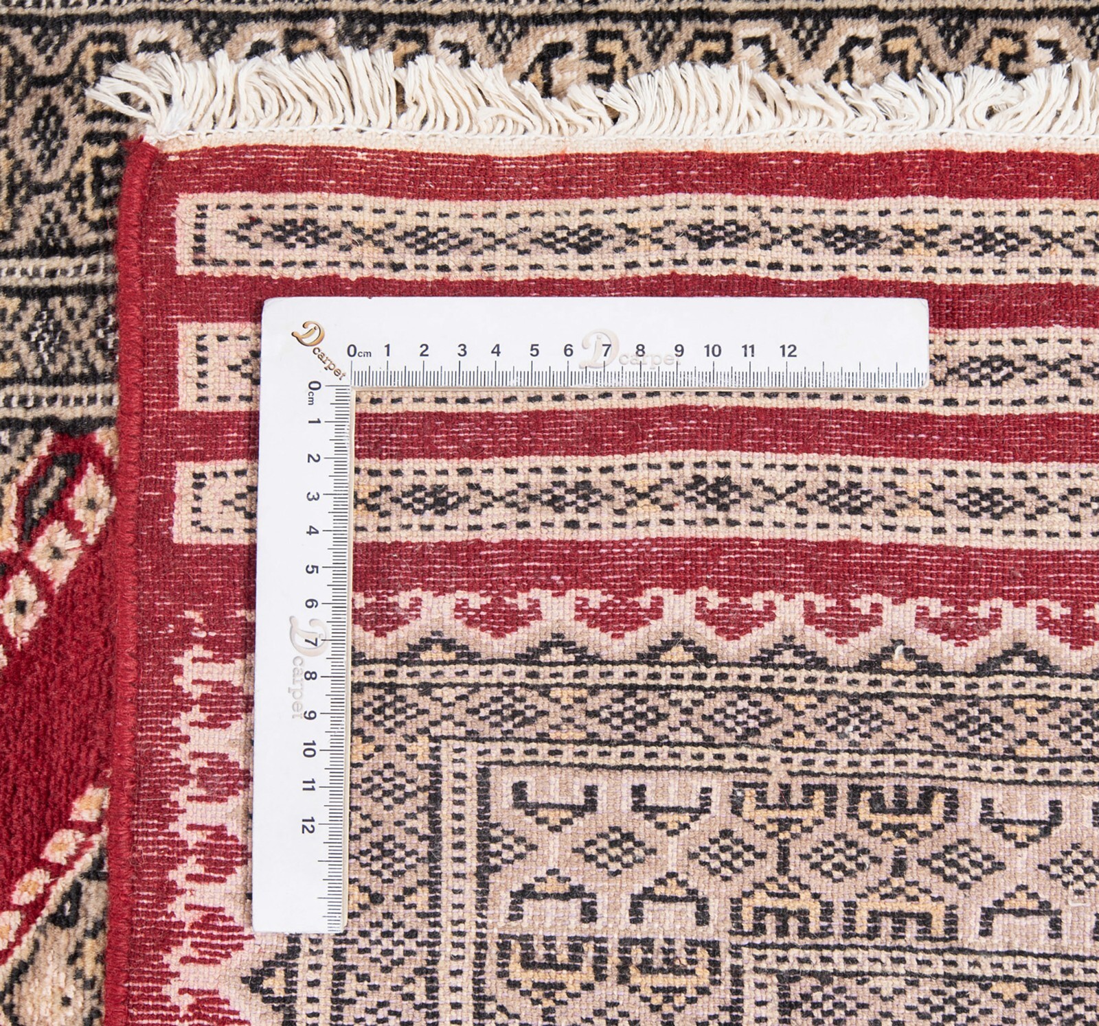 Pakistan Bokhara 160 5/8×29 7/8 in Handwoven Oriental Fine Carpet Rug Runner Red